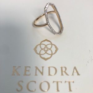 ❌SOLD❌ Kendra Scott 14k YG White Diamond Dani Ring